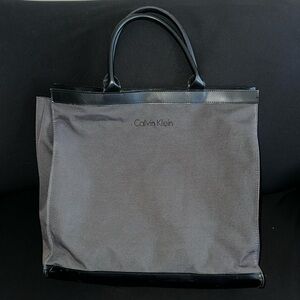 Vintage Calvin Klein gray & black Tote Bag